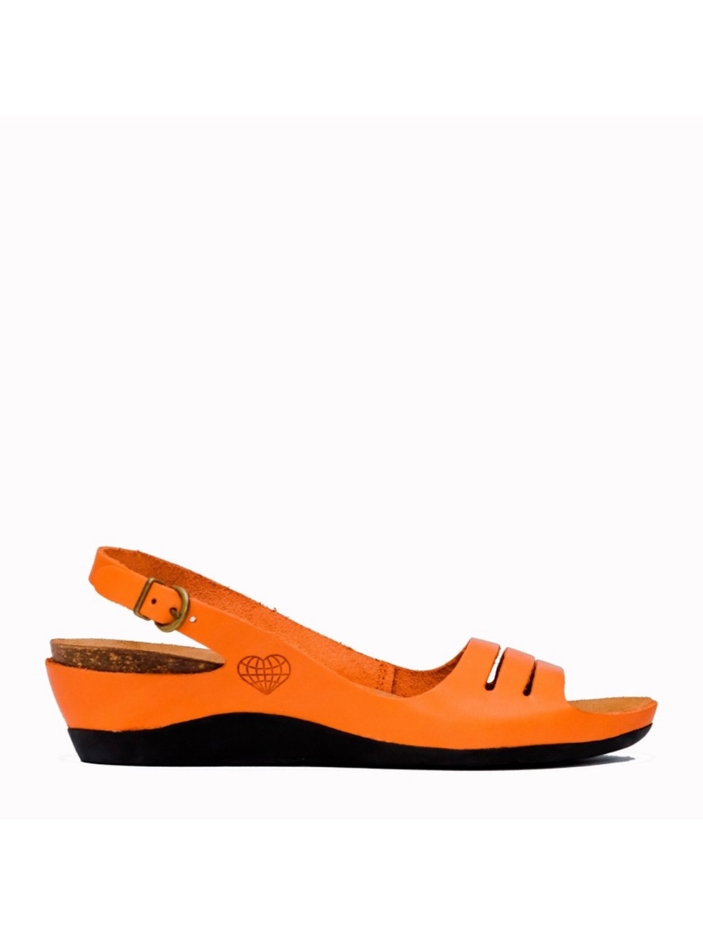 TakeMe Adjustable Slingback Wedge Leather Sandals 41